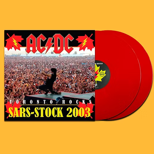 AC/DC 2xLP Toronto Rocks Sars-Stock 2003 (Red Coloured Vinyls)