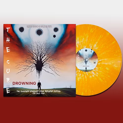THE CURE LP Drowning (Orange Splatter Colored Vinyl) 500 Copies