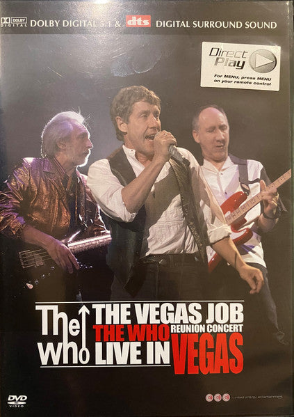 The Who – The Vegas Job - The Who Reunion Concert Live In Vegas - DVD - Como Nuevo / Like New (M- / M-)