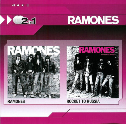 Ramones – Ramones / Rocket To Russia - 2xCD - CDs Muy Buen Estado / Portada Como Nueva (VG+/M-)