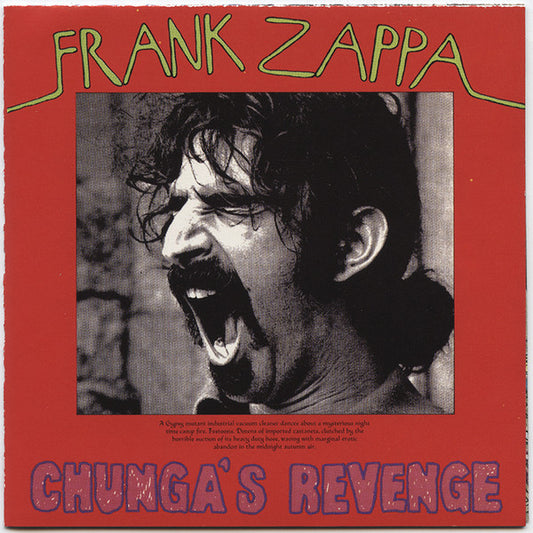 Frank Zappa – Chunga's Revenge - CD - Punch Hole At Back Cover - Very Good Condition (M- / VG+)