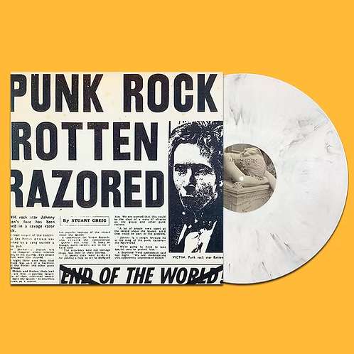 SEX PISTOLS LP Rotten Razored (White Marbled Colored Vinyl)