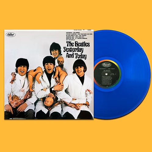 BEATLES LP Yesterday And Today (Blue Colored Vinyl) Butcher Cover