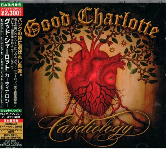 Good Charlotte – Cardiology - CD - Japanese Edition - With OBI - 2010 - Capitol Records – TOCP-66970 - New and unplayed but not sealed.