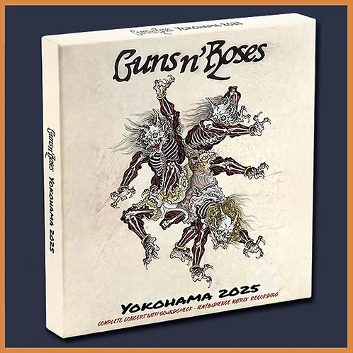 GUNS AND ROSES 5xLP BOX SET Yokohama 2025, 5th May (Colour 300 Numbered Copies)
