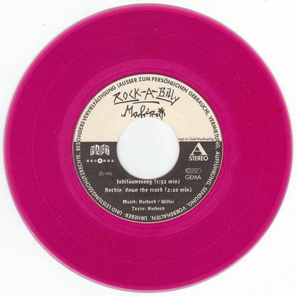 Rock-A-Billy Mafia – Anniversary Song - 7" - Rojo / Red - 1995 - Part Records – PART-EP 016.001, Graveyard Records – Grave 010 - Como Nuevo / Like New (M- / Generic)
