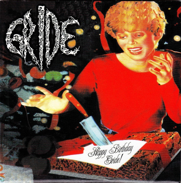 Gride – Happy Birthday Gride! - 7" - 2001 - Insane Society Records – IS 034 - Like New (M- / M-)