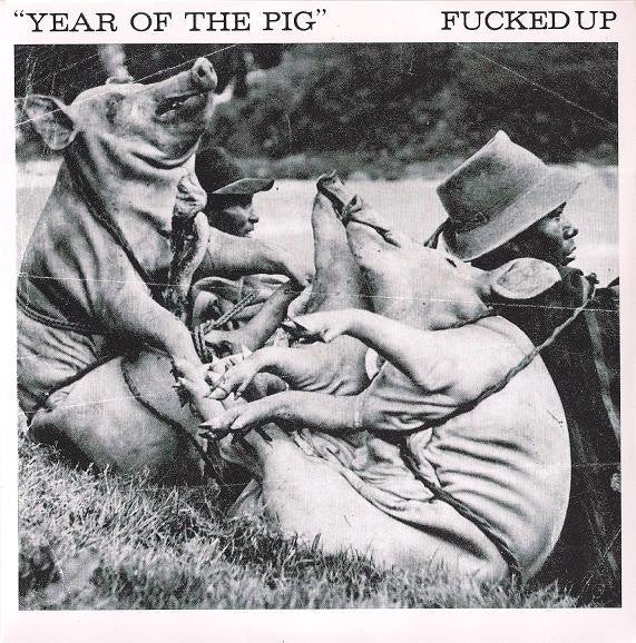Fucked Up – Year Of The Pig - 7" - With Insert - 2008 - Matador – OLE 828-7 - Very Good Condition (M / VG+)