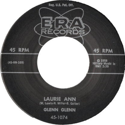 Glenn Glenn – Laurie Ann / One Cup Of Coffee And A Cigarette - 7" - Unofficial - Era Records – 45-1074 - Vinyl Like New / Generic Sleeve (M-/Generic).