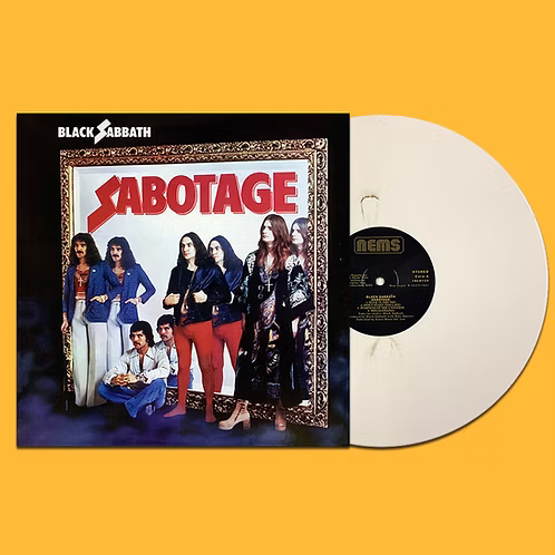 BLACK SABBATH LP Sabotage (White Marbled Coloured Vinyl)