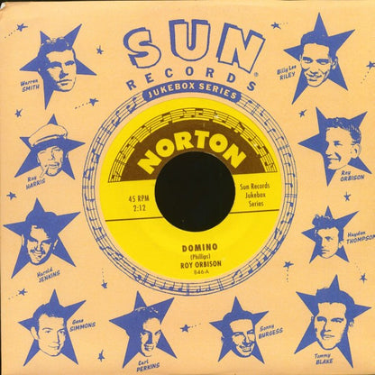 Roy Orbison / Gene Ross – Domino / Everybody's Tryin' To Kiss My Baby - 7" - 2001 - Norton Records – 846 - Like New / Like New (M- / M-)