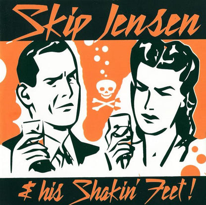 Skip Jensen & His Shakin' Feet – On The Right Side - 7" - 2003 - Yakisakana Records – SAZAE 010 - Vinyl Very Good Plus Condition / Cover Near Mint (VG+/M-)