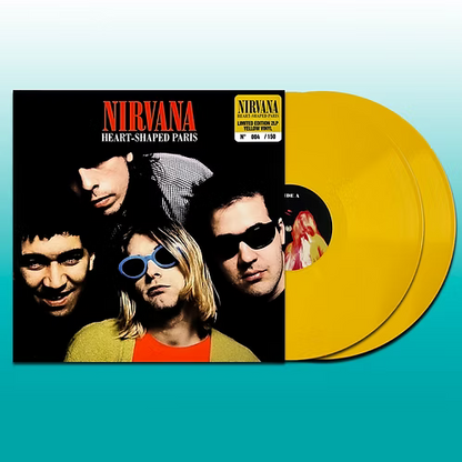 NIRVANA 2xLP Heart-Shaped Paris (Yellow Colored Vinyl 150 Numbered Copies)