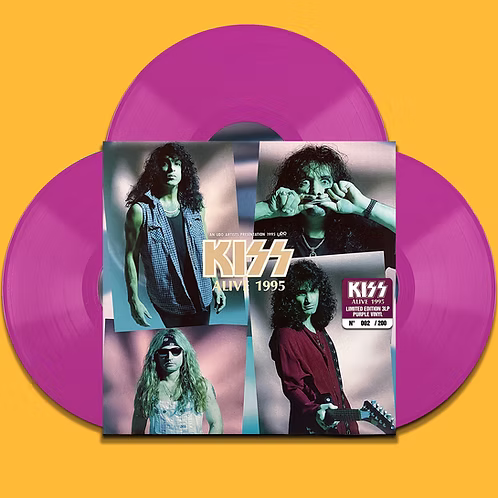 KISS 3xLP Alive 1995 (Purple Coloured Vinyls) 200 Numbered Copies