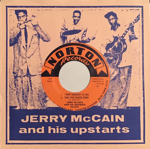 Jerry McCain And His Upstarts – Rock & Roll Ball - 7" - Norton Records – 45-859 - Like New / Like New (M- / M-)