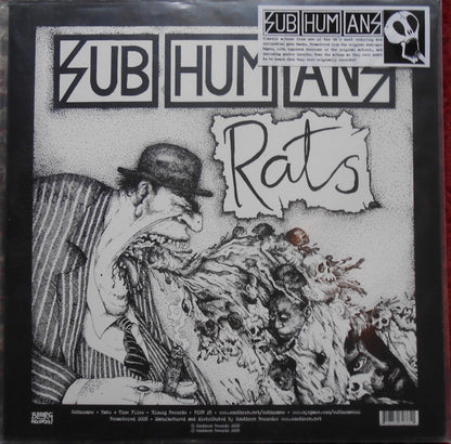 Subhumans – Time Flies + Rats - LP - 2008 - NEW - SEALED.