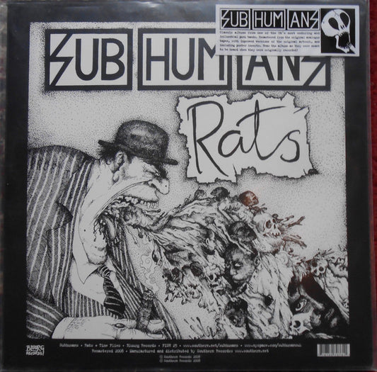 Subhumans – Time Flies + Rats - LP - 2008 - NEW - SEALED.