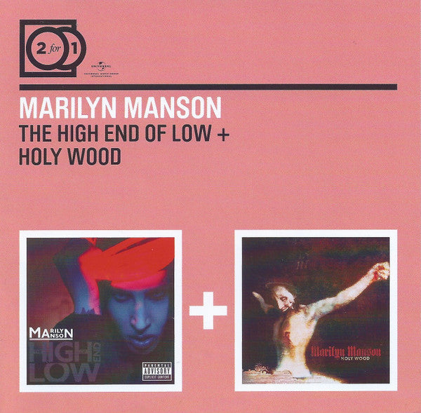 Marilyn Manson – The High End Of Low + Holy Wood - 2xCD - CDs Como Nuevos / Portada Como Nueva (M-/M-).