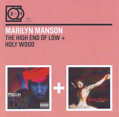 Marilyn Manson – The High End Of Low + Holy Wood - 2xCD - CDs Como Nuevos / Portada Como Nueva (M-/M-).
