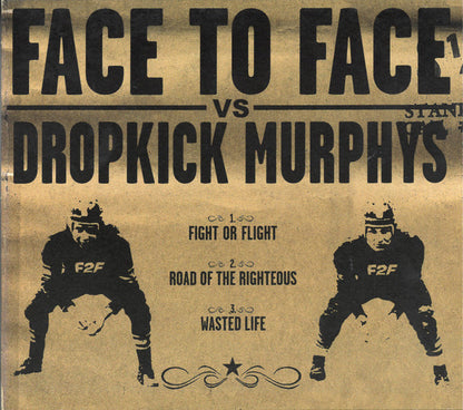 Face To Face vs Dropkick Murphys - CD - Slipcase - 2001 - Vagrant Records – VR365 - CD Near Mint (M-) / Cover Near Mint (M-)