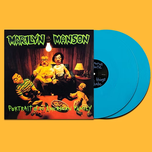 MARILYN MANSON 2xLP Portrait of an American Family (Blue Coloured Vinyls)