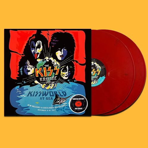 KISS 2xLP Kruise VII Kissworld at Sea (Red Coloured Vinyl) 100 Numbered Copies