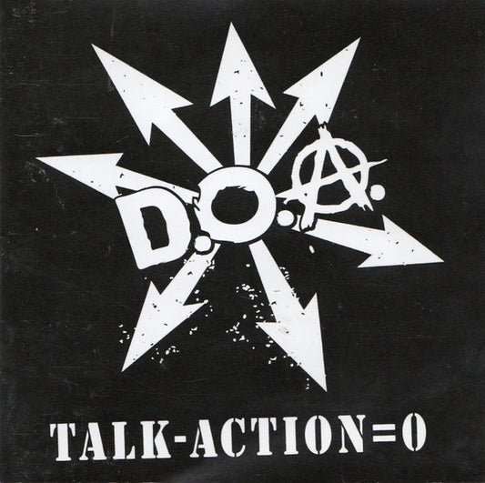 D.O.A. – Talk - Action = 0 - CD - 2010 - Sudden Death Records – SDR-0088 - USED (M- / M-)