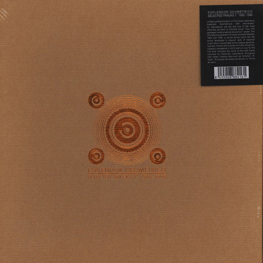 Esplendor Geométrico – Selected Tracks 1. 1992-1998 - 4xLP Box Set - 2015 - Geometrik – GR2136