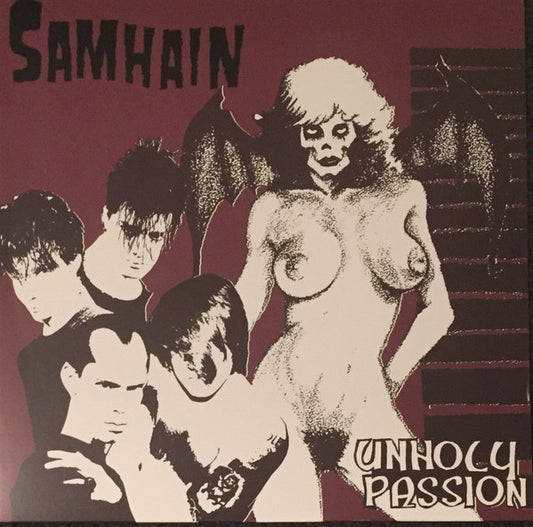 Samhain – Unholy Passion - LP - Yellow Clear - 2016 - D. & V. Records – DV008 - Nuevo sin usar pero no precintado / New unplayed but not sealed.
