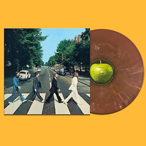 BEATLES LP Abbey Road (Brown Marbled Coloured Vinyl) Australia