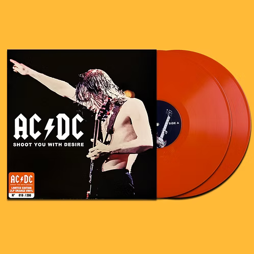 AC/DC 2xLP Shoot You With Desire (Orange Coloured Vinyl) 200 Numbered Copies
