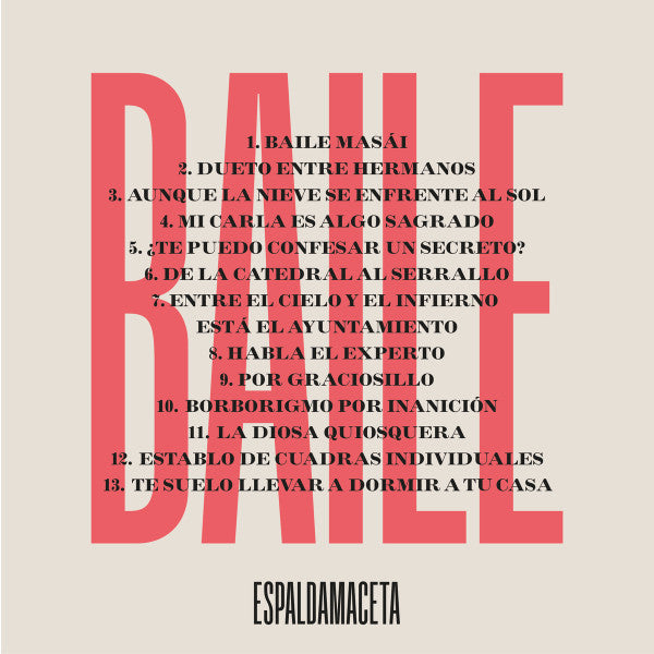 Espaldamaceta – Baile Masái - CD - Digipak - Very Good Condition (VG+ / M-)