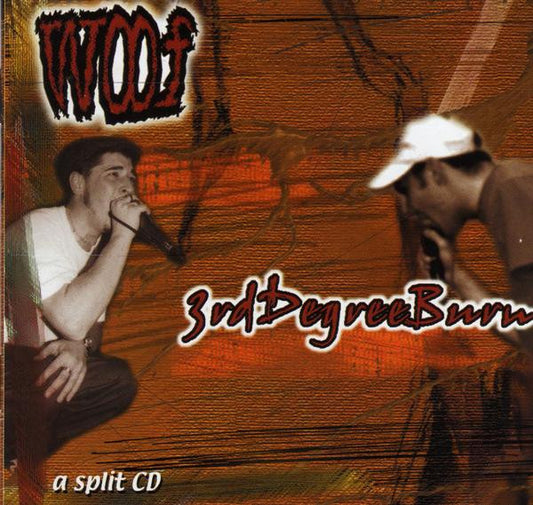 Woof / 3rd Degree Burn – A Split CD - CD - CD Muy Buen Estado / Portada Como Nueva (VG+/M-)