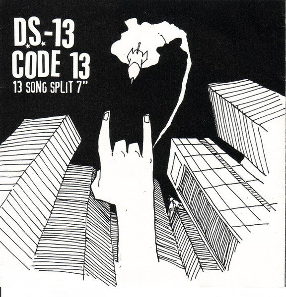D.S.-13 / Code 13 – 13 Song Split 7" - 7" - 2000 - Havoc Records – HC7023 - Vinyl Near Mint / Cover Near Mint (M-/M-)