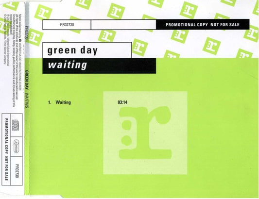 Green Day – Waiting - CD, Single, Promo - 2001 - Reprise Records – PR02730 - Nuevo sin usar pero no precintado / New unplayed but not sealed.