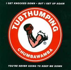 Chumbawamba – Tubthumping - CD, Single, Cardboard Sleeve - 1997 - EMI – 7243 8 84360 2 1, EMI Electrola – 7243 8 84360 2 1 - CD Very Good Plus (VG+) / Sleeve Very Good Plus (VG+)