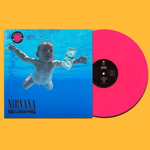 NIRVANA LP Nevermind (Pink Coloured Vinyl) with Insert