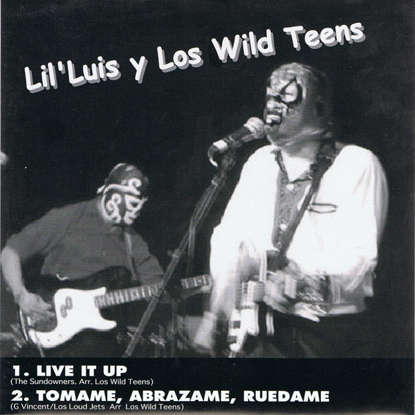 Li'l Luis Y Los Wild Teens Vs. The Rizlaz – Li'l Luis Y Los Wild Teens / The Rizlaz - 7" - 2006 - Thousands Records – 1000EP-010 - Like New (M-/M)