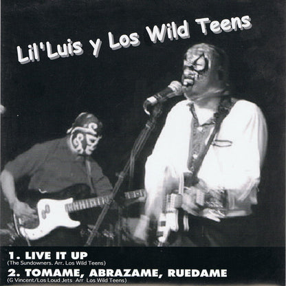 Li'l Luis Y Los Wild Teens Vs. The Rizlaz – Li'l Luis Y Los Wild Teens / The Rizlaz - 7" - 2006 - Thousands Records – 1000EP-010 - Like New (M-/M)