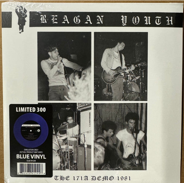 Reagan Youth – The 171A Demo 1981 - 7" - BLUE - 2023 - New Red Archives – CLO4124 - NEW / SEALED.