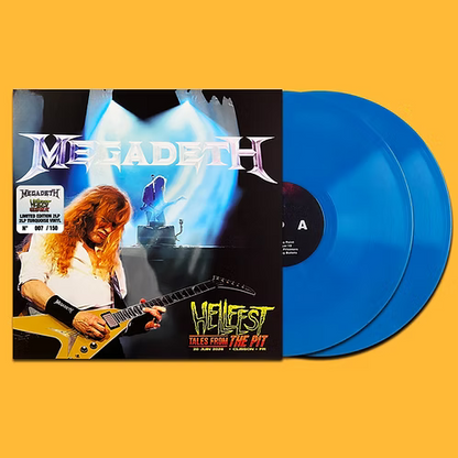 MEGADETH 2xLP Hellfest (Turquoise Coloured Vinyl) 150 Numbered Copies