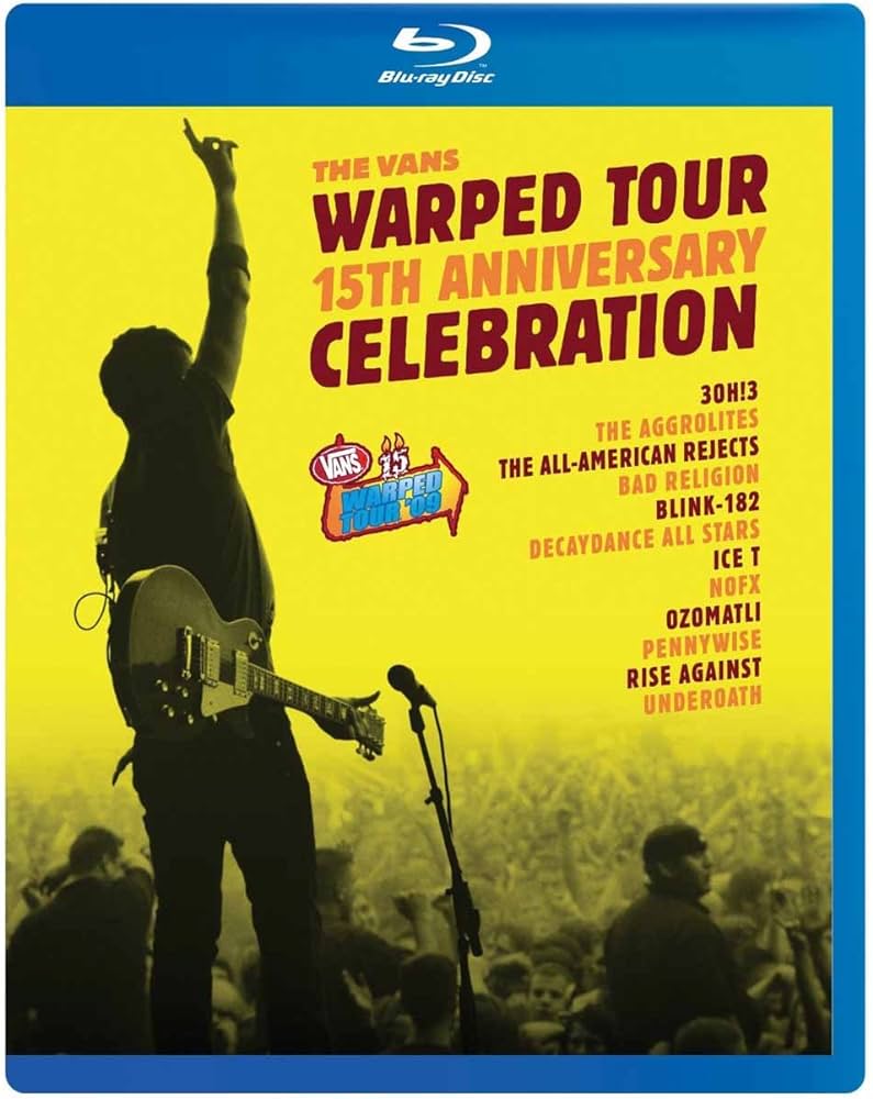 15th Anniversary Celebration: Vans 15 Warped Tour '09 - Blu-ray - 2010 - Vans Warped Tour ‎– 66114070 - NEW / SEALED.