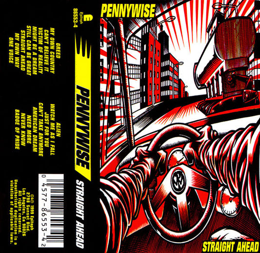 Pennywise – Straight Ahead - Cassette - 1999 - Epitaph – 86553-4 - NUEVO / PRECINTADO - NEW / SEALED.