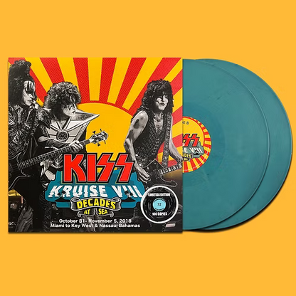 KISS 2xLP Kruise VIII Decades at Sea (Blue Colored Vinyl, 100 Numbered Copies)