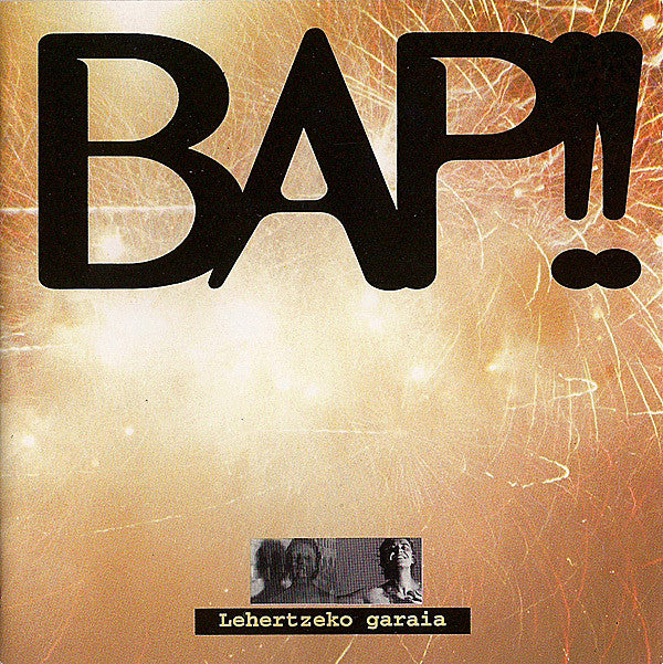 BAP!! ‎– Lehertzeko Garaia - CD - 1995 - Esan Ozenki ‎– EO. 051 CD - NUEVO / PRECINTADO - NEW / SEALED.