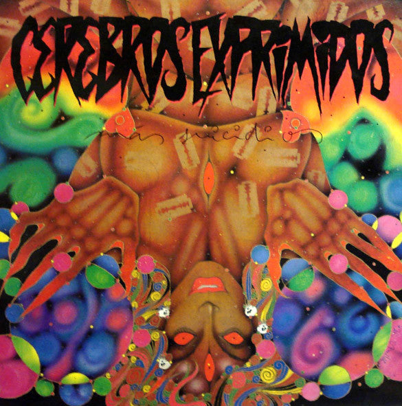 Cerebros Exprimidos – Más Suicidios - LP - Original Inner Sleeve - 1990 - Munster Records – MR 004 - Very Good Condition (VG+ / VG+)