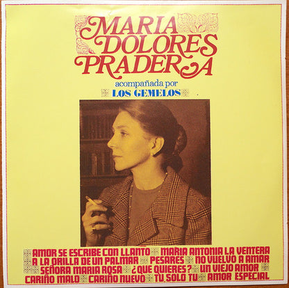 Maria Dolores Pradera Accompanied By Los Gemelos – Maria Dolores Pradera Accompanied By Los Gemelos - CD - NEW - SEALED.
