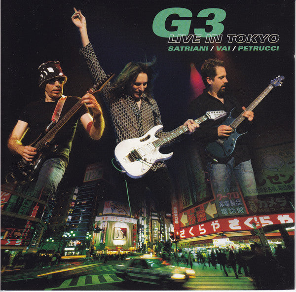 G3 Live In Tokyo - Satriani / Vai / Petrucci - 2xCD - Nuevo sin usar pero no precintado / New unplayed but not sealed.