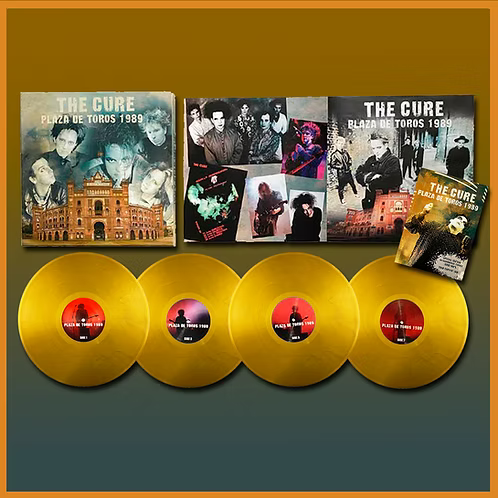 CURE BOX SET 4xLP Plaza De Toros 1989 Las Ventas Madrid (Gold Edition 50 Copies)