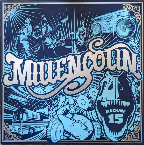 Millencolin - Machine 15 (LP, Album, Ltd, RM, Plateado / Silver)